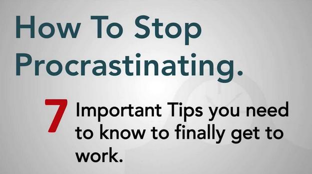 How To Stop Procrastinating