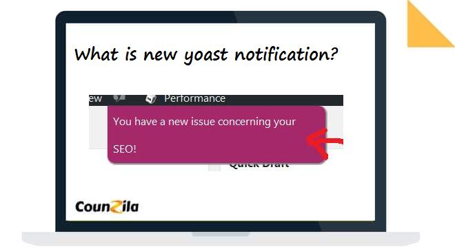 What is new yoast notification