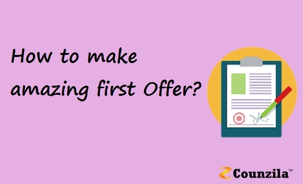 How to make amazing first Offer