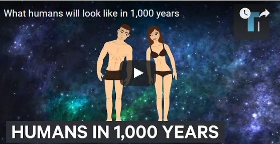 People will look like in 1,000 years